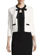 Karl Lagerfeld Paris Bow Coverup Sweater