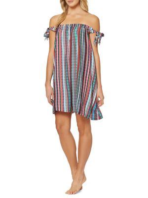 Jessica Simpson Montauk Tie-shoulder Coverup