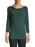 Weekend Max Mara Long-sleeve Patterned Top