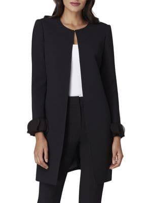 Tahari Arthur S. Levine Pleated Petal-cuff Topper