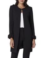 Tahari Arthur S. Levine Pleated Petal-cuff Topper