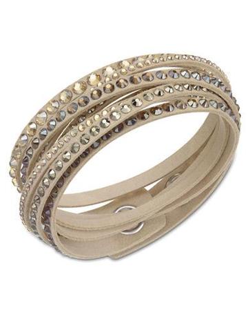 Swarovski Slake Gold-tone Crystallized Bracelet