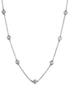 Effy Trio Diamond Necklace In 14k White Gold