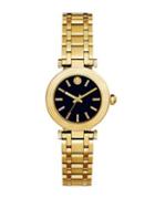 Tory Burch The Classic T Goldtone Stainless Steel Bracelet Watch