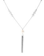 Effy 5.5-10.5mm White Pearl And Sterling Silver Y Necklace