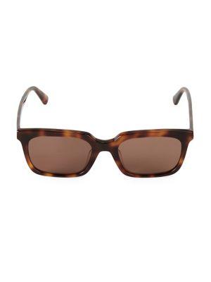 Mcq By Alexander Mcqueen 50.8mm Rectangular Tortoise Shell Sunglasses
