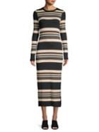 French Connection Striped Sweater Dress