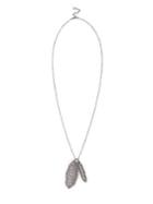 Sole Society Crystal-embellished Double Pendant Necklace