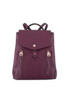 Lodis Small Bel Air Rfid Hermione Leather Backpack