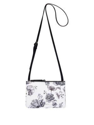 Fiorelli Bunton Double Compartment Floral Crossbody Bag
