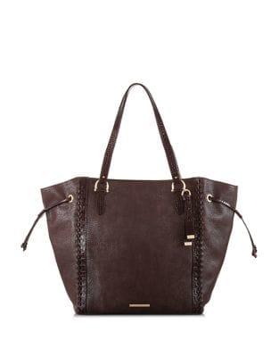 Brahmin Brown Lafayette Cheyenne Tote