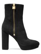 Michael Michael Kors Frenchie Heeled Suede Booties