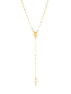 Lord & Taylor Goldplated Sterling Silver Beaded Rosary Necklace
