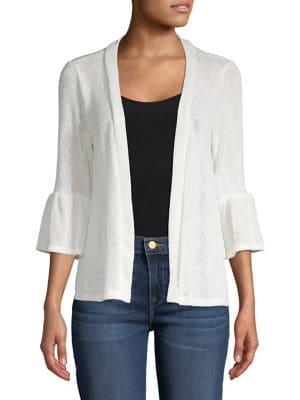 Design Lab Three-quarter Bell-sleeve Cardigan