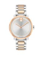 Movado Bold Stainless Steel Two-toned Bracelet Watch