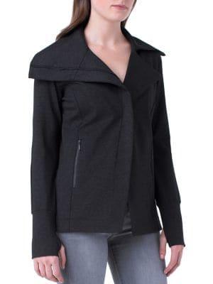 Liverpool Jeans Asymmetrical Knit Jacket