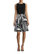 Tommy Hilfiger Belted Fit-and-flare Dress