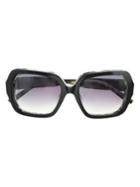 French Connection 52mm Oversized Square Sunglasses