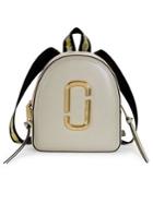 Marc Jacobs Logo Leather Zip Backpack
