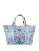 Steven By Steve Madden Jkade Embroidered Canvas Tote
