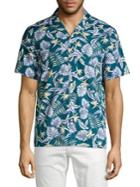 Black Brown Birds Of Paradise Short-sleeve Shirt