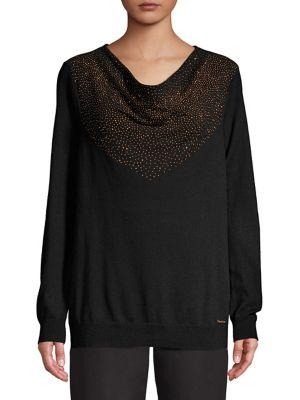 Calvin Klein Printed Cowlneck Sweater