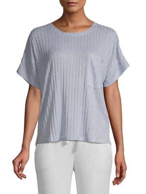 Roudelain Ribed Short Sleeve Top