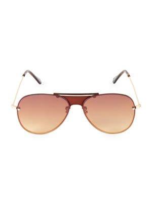 Vince Camuto 60mm Paneled Aviator Sunglasses