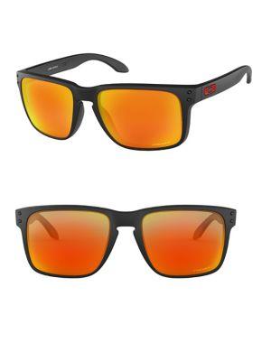 Oakley 59mm Bolt-trim Ruby-lens Rectangular Sunglasses