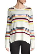 Design Lab Striped Cotton Blend Sweater