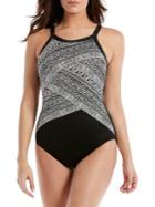 Miraclesuit Castaway Stripe Zephyr One-piece Swimsuit