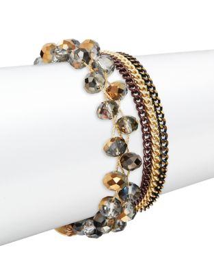 Lonna & Lilly Crystal Wrap Bracelet