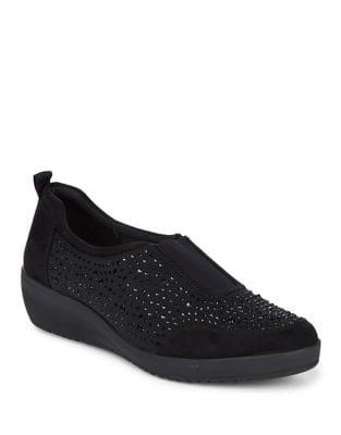 Anne Klein Yury Studded Slip-on Sneakers