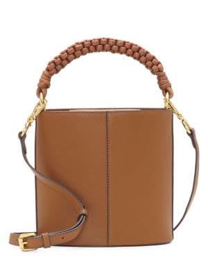 Vince Camuto Zane Drum Leather Crossbody Bag