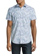 Calvin Klein Abstract Patterned Sportshirt