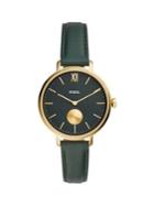 Fossil Kayla 3-hand Goldtone Stainless Steel & Leather-strap Watch
