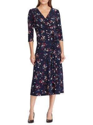 Lauren Ralph Lauren Petite Floral Fit-and-flare Dress