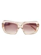 French Connection 52mm Chunky Square Sunglasses