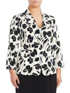 Nipon Boutique Plus Falling Petals Blazer