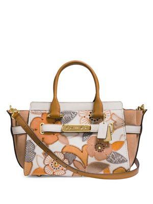 Coach Swagger 27 Patchwork Leather Satchel