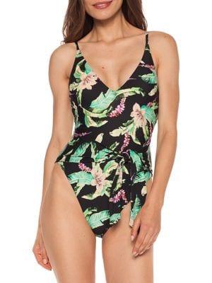 Isabella Rose Islander Floral One-piece Swimsuit