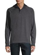 Hawke & Co Tech Jersey Hooded Henley