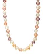 Effy Sterling Silver Pink Pearl Necklace
