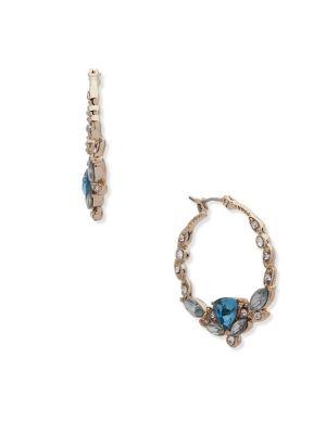 Jenny Packham Cluster Hoop Earrings