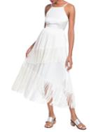 Tracy Reese Fringed Silk Frock Dress