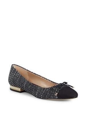 Karl Lagerfeld Paris Slip-on Almond-toe Flats