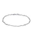 Lord & Taylor Sterling Silver Curb Chain Choker Necklace