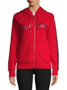 Tommy Hilfiger Performance Side-stripe Logo Zip Hoodie
