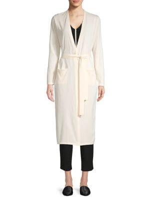 Anne Klein Long Tie-waist Cardigan