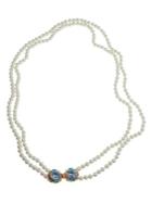 Kenneth Jay Lane 5mm Pearl-embellished Two-row Necklace